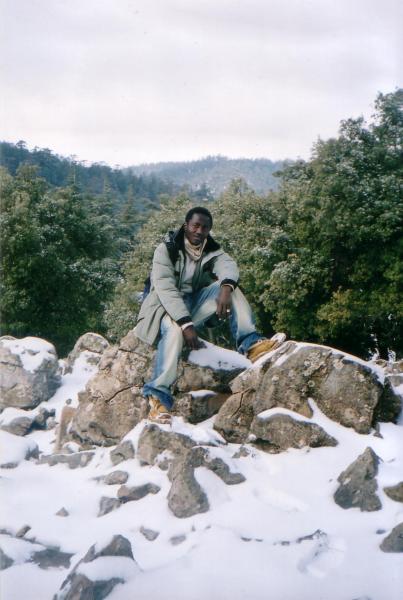 en montagne